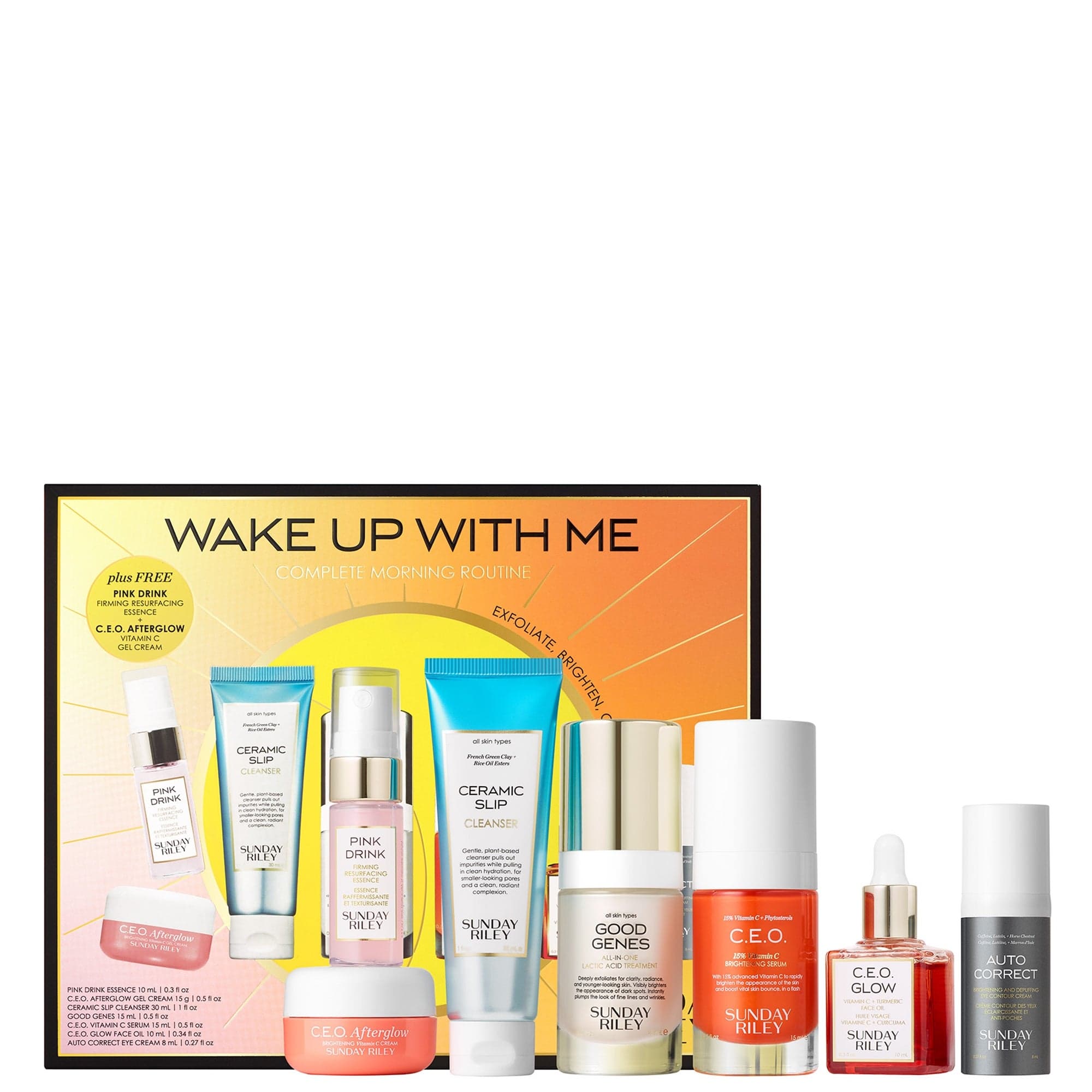 Sunday Riley Wake Up With Me Morning Routine Kit